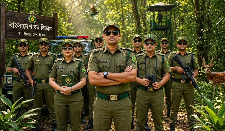 ব্রিটিশ আমলের ‘দাস প্রথা’ বনাম আধুনিক বন বিভাগ: ইউনিফর্ম বৈষম্যে ক্ষুব্ধ মাঠ কর্মীরা
